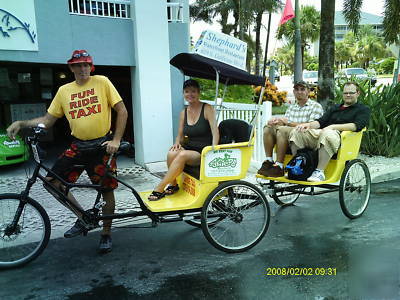 Pedicab business bike taxi start up package & training