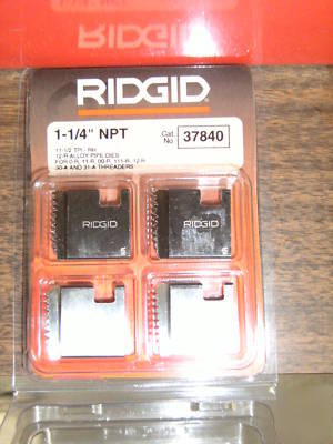 Ridgid 700 power drive, dies, tool case, pipe cutter 