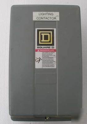 Square d 8903-LXG1200 12P 30A lighting contactor-used