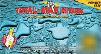 Total max high risk,powder-free,latex exam gloves,500P