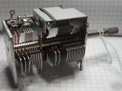 Variable capacitor, four gang, 