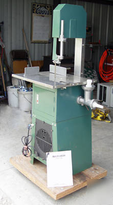 Â¾ hp meat saw, grinder & sausage stuffer never used