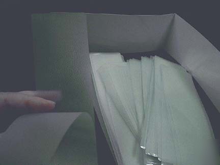 100 hot 5 mil bookmark laminating pouches 2-1/8