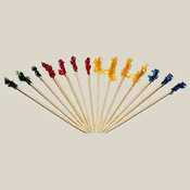 Club frill toothpick - 4.5'' - R812W