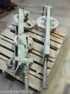Dairy milk can plant cable conveyor component parts lot