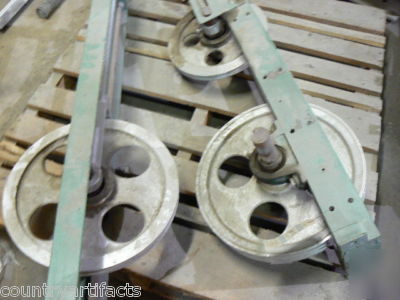 Dairy milk can plant cable conveyor component parts lot