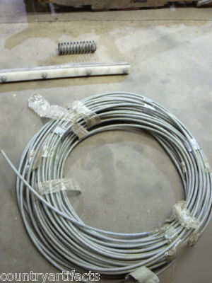 Dairy milk can plant cable conveyor component parts lot