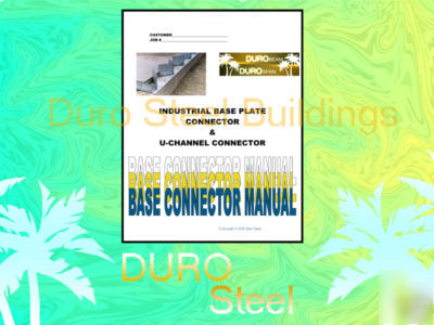 Do-it-yourself steel surface mounted base plate manual 
