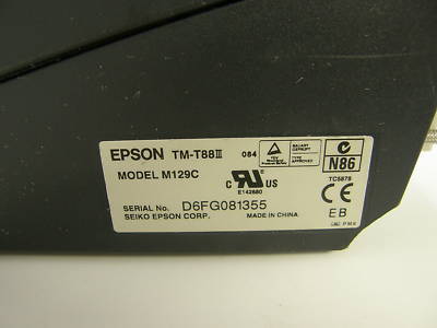 Epson tm-T88III thermal reciept printer M129C