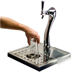 Glass rinser tray - 31-1/2 inch - drip - draft beer