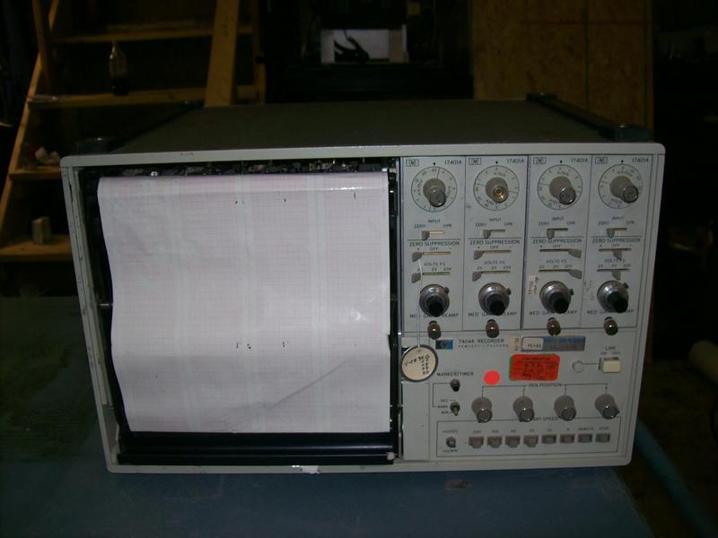 Hewlett packard 7404 a plotter recorder