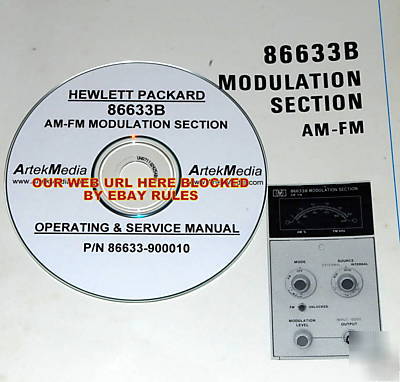 Hp 86633B operating & service manual (8660A - 8660D)