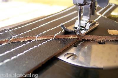 Juki heavy duty industrial sewing machine for leather +