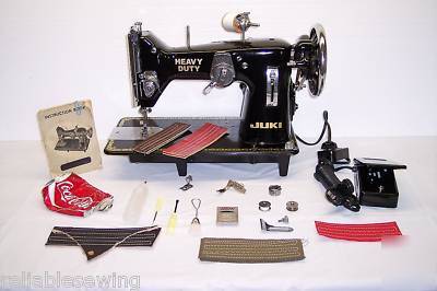 Juki heavy duty industrial sewing machine for leather +