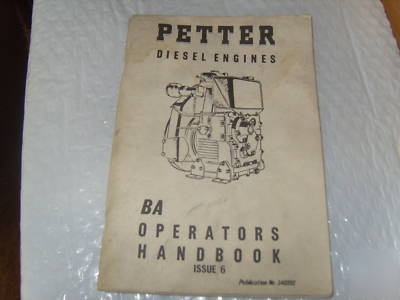 Lister ba diesel engine manual
