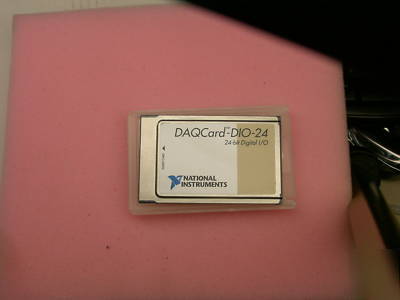 National instrument ni daqcard-dio-24 data aquisition