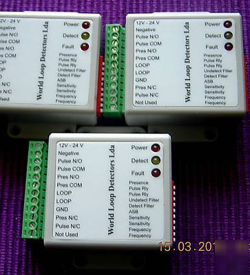 New ,super value pack-3 vehicle loop detectors,12-50VOLT