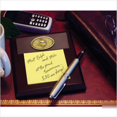 The memory company minnesota vikings memo pad holder