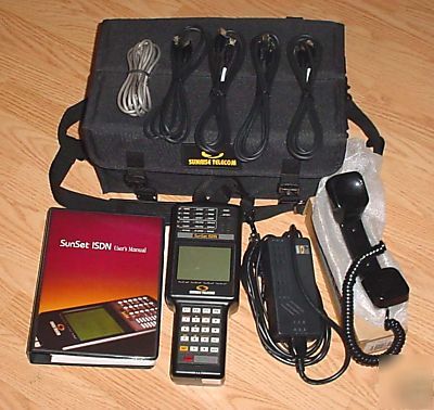 (good condition) sunrise telecom sunset isdn SS400