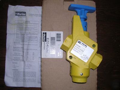 New parker pneumatic lockout valve, soft start, EZ04NB6