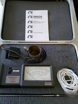 Omega model 615HT air velocity meter.. anemometer