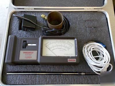 Omega model 615HT air velocity meter.. anemometer