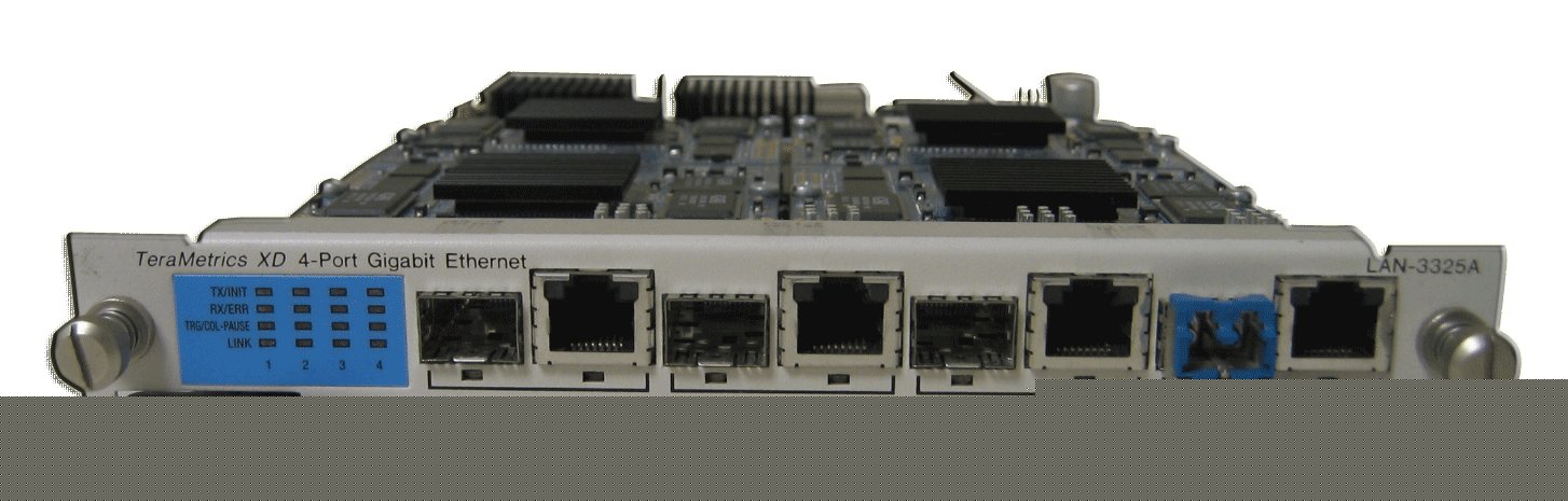 Spirent smartbits lan-3325A 4-pt gigabit dual media 1YR