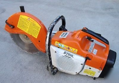  stihl ts 400 cutquik concrete saw cut-off machine 