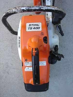  stihl ts 400 cutquik concrete saw cut-off machine 