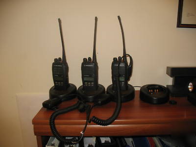 3 very good condition motorol trunking ht-1250-ls+