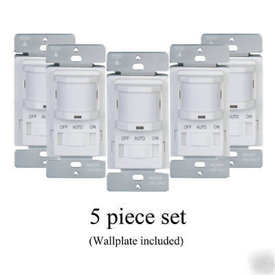 5PCS passive infrad wall switch occupancy sensors 