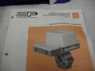 Bailey fischer & porter magnetic flow meter