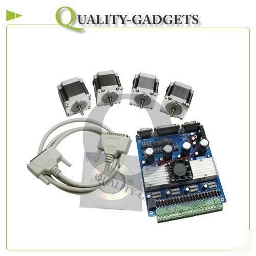 Cnc mill 4 axis control kit NEMA23 stepper motor driver