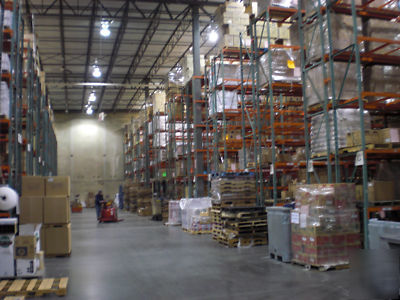 Interlake structural pallet rack 24' tall 42