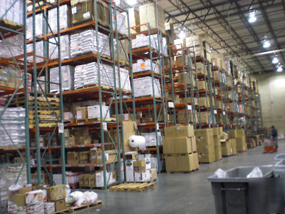 Interlake structural pallet rack 24' tall 42