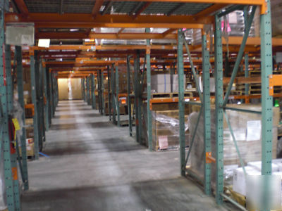 Interlake structural pallet rack 24' tall 42