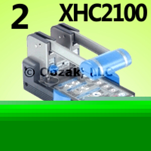 New carl hd 2-hole paper punch, #xhc-2100 - 100 sheets 