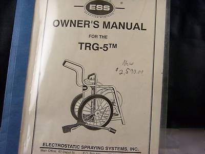 New portable electrostatic spraying systems trg-5 
