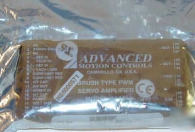 Advanced motion controls 10A8 bursh type pwm servo amp