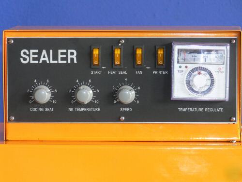 Apolo CBS1010C continuous vertical band sealer + coder