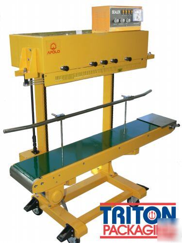 Apolo CBS1010C continuous vertical band sealer + coder