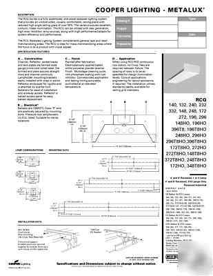 Fluoresent 4' commerical light fixture