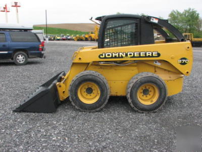 John deere 270 farm tractor skid steer loader