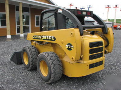 John deere 270 farm tractor skid steer loader