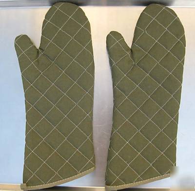 New 2 restaurant flame retardant oven mitts gloves 17