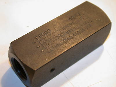 New 24 parker hydraulic steel check valve C600S-10DJ