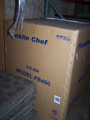 New franklin chef air cooled 600 lb ice cube machine