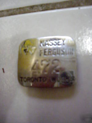 Rare vintage massey ferguson toronto works worker pin
