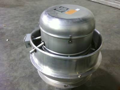 Restaurant exhaust fan & hood
