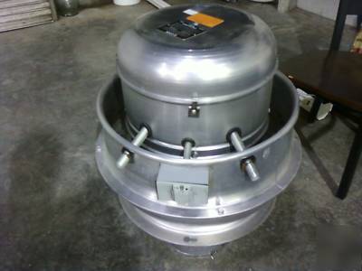 Restaurant exhaust fan & hood